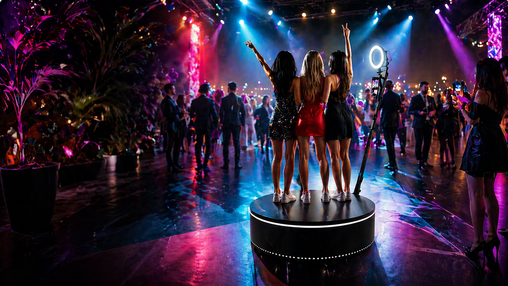 THIAM GENEVA 360 — Video Booth 360° en action